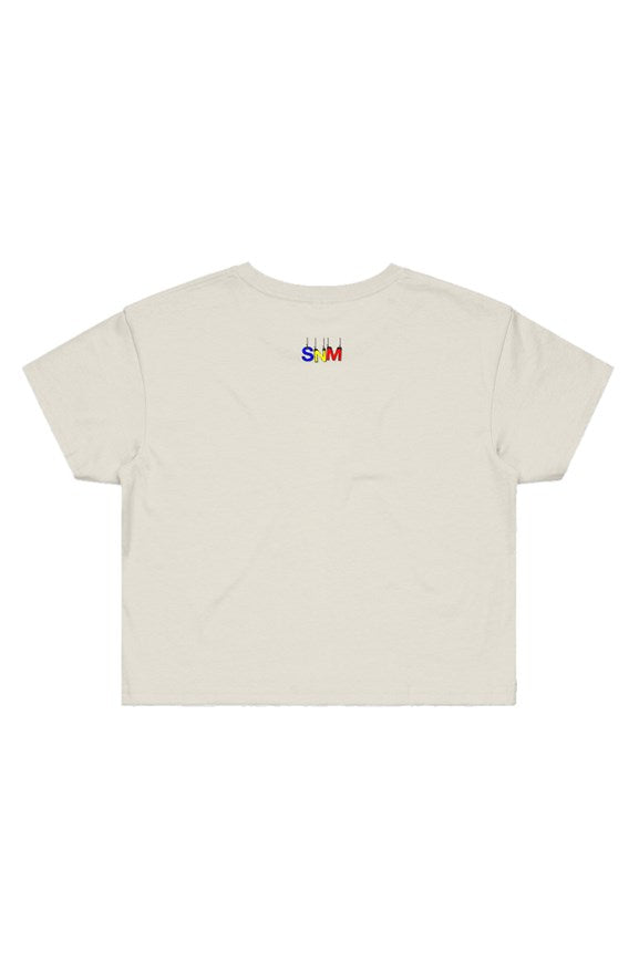 50/50 - Crop Tee - Coral