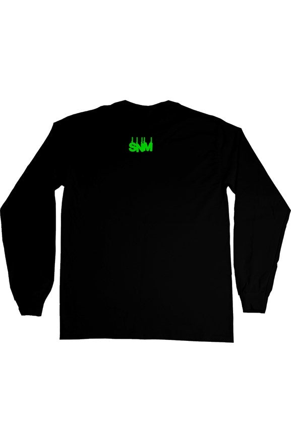 GET LUCKY - Long Sleeve Tee - BLK
