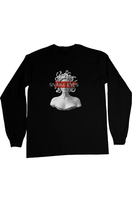 SNAKE EYES TWO - LONG SLEEVE TEE - BLK